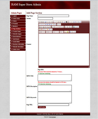 Add Page Form