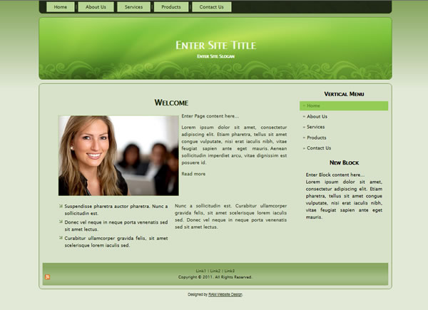 Free CSS/HTML Template 13