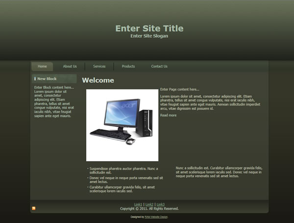 Free CSS/HTML Template 19
