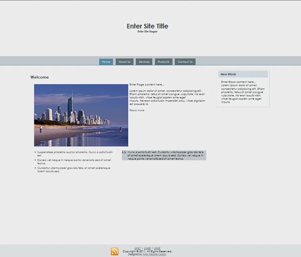 Free CSS/HTML Template 2