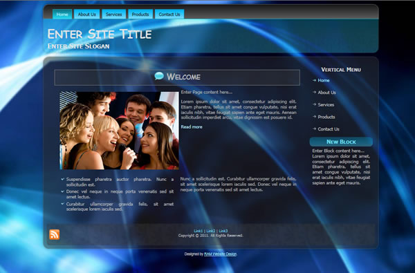 Free CSS/HTML Template 20