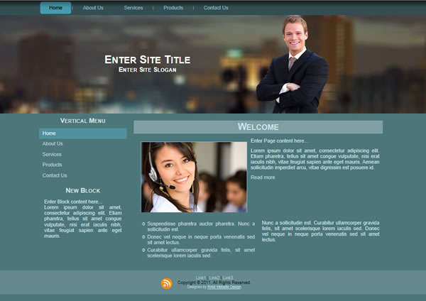Free CSS/HTML Template 9