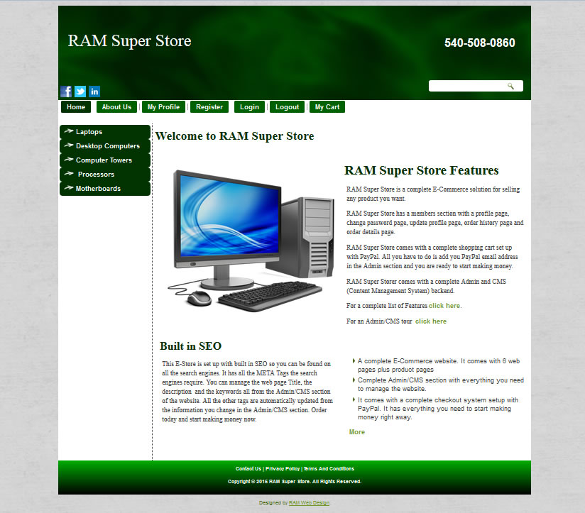 RAM Super Store Green